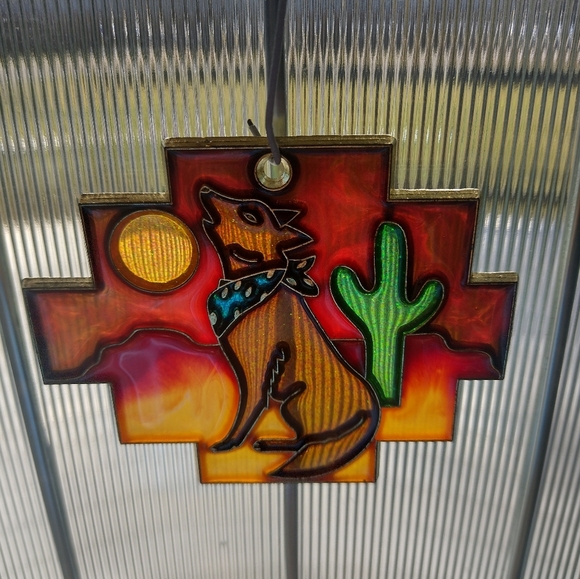 Vintage Stained Glass Sun Catcher Lot (7) - Picture 2 of 12